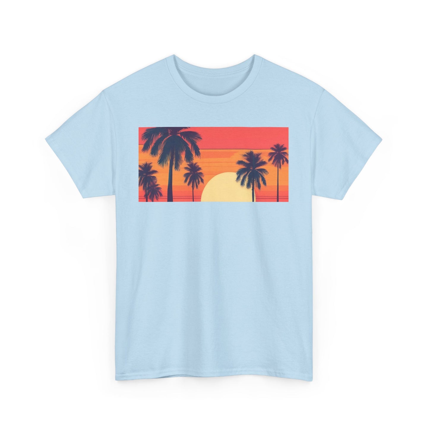 Retro Palm Tree Sunset Tee