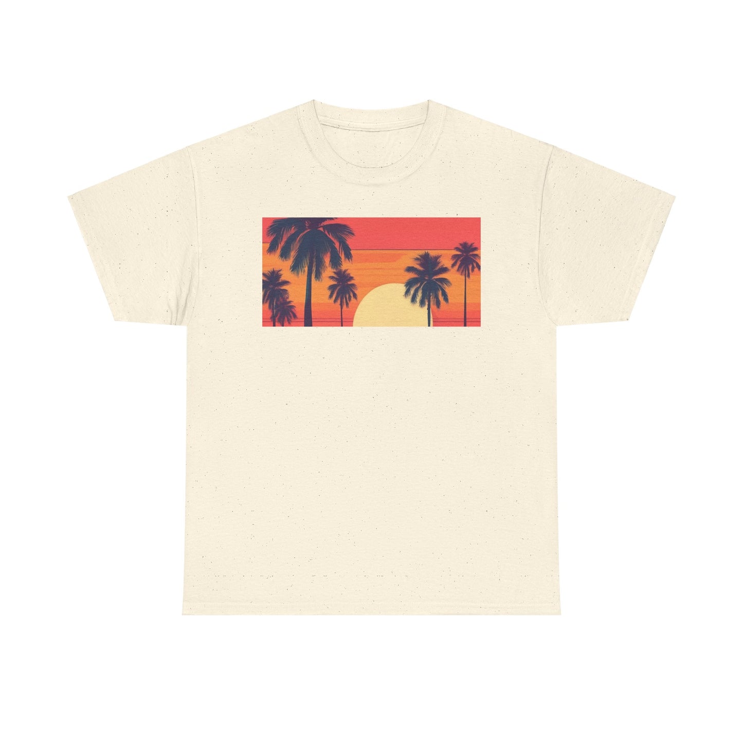 Retro Palm Tree Sunset Tee