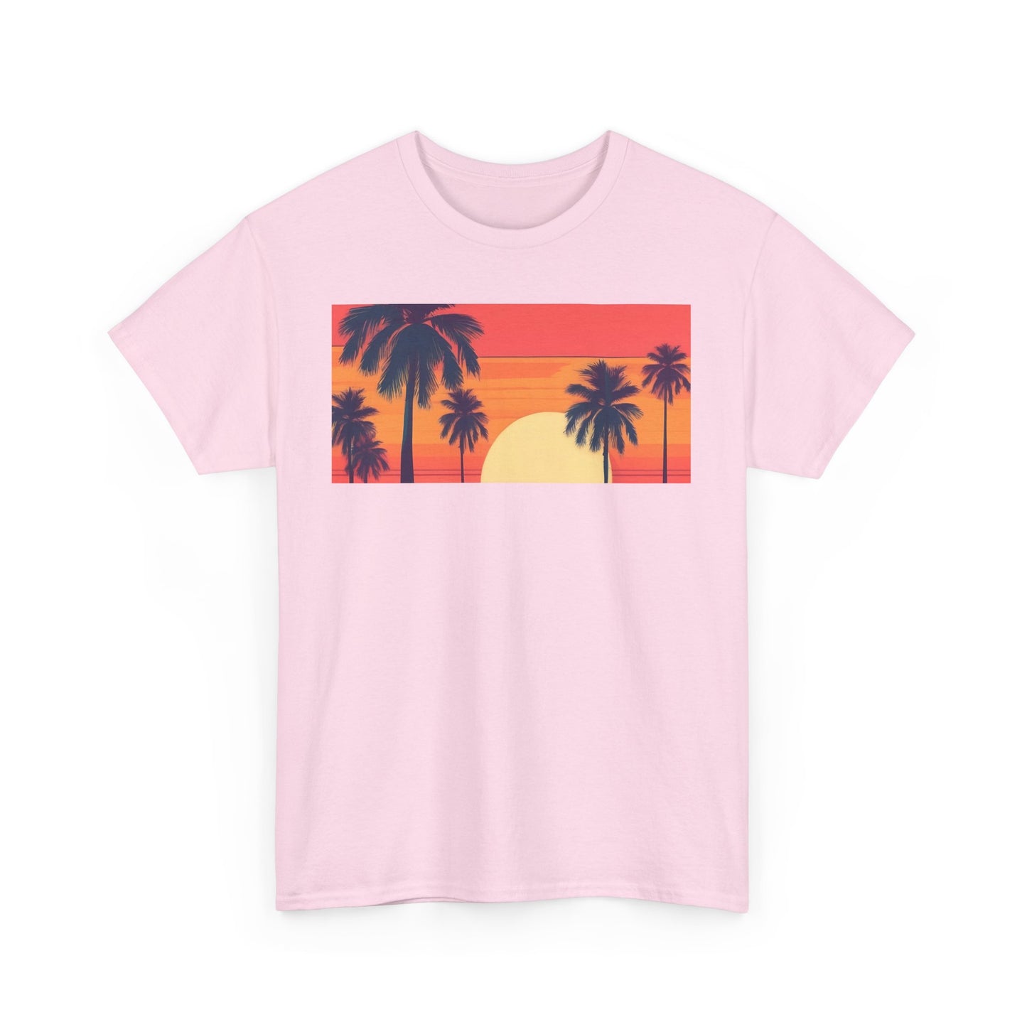 Retro Palm Tree Sunset Tee