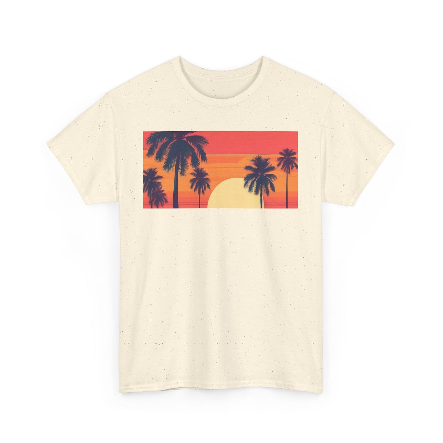 Retro Palm Tree Sunset Tee